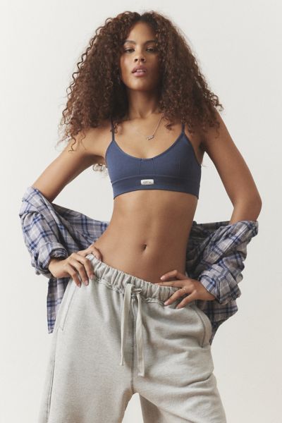 Out From Under Bailey Seamless Bralette In Dark Grey, Women's At Urban Outfitters In Gray
