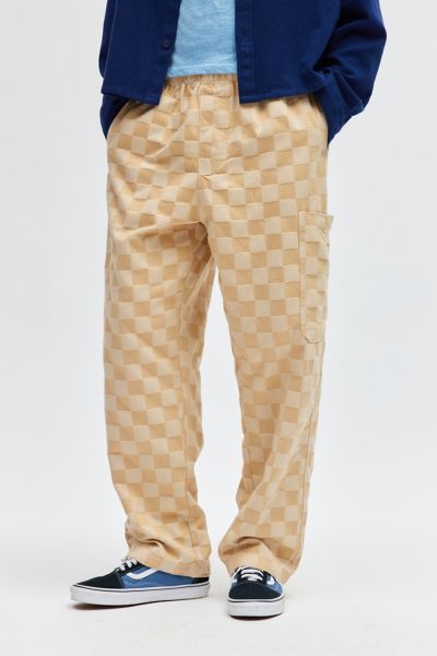 BDG Tonal Checkerboard Relaxed Fit Pull-On Jean