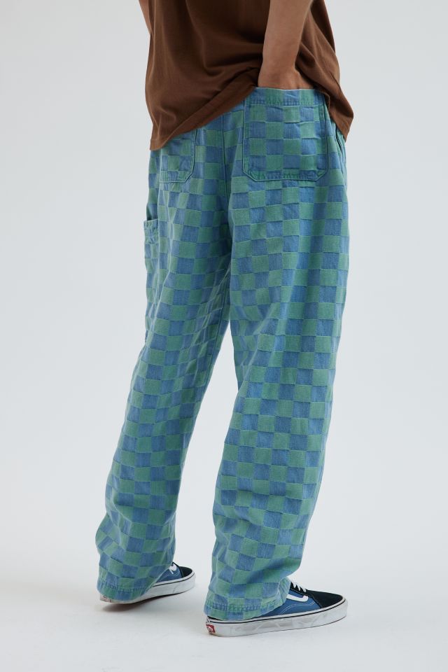 BDG Tonal Checkerboard Relaxed Fit Pull-On Jean #1