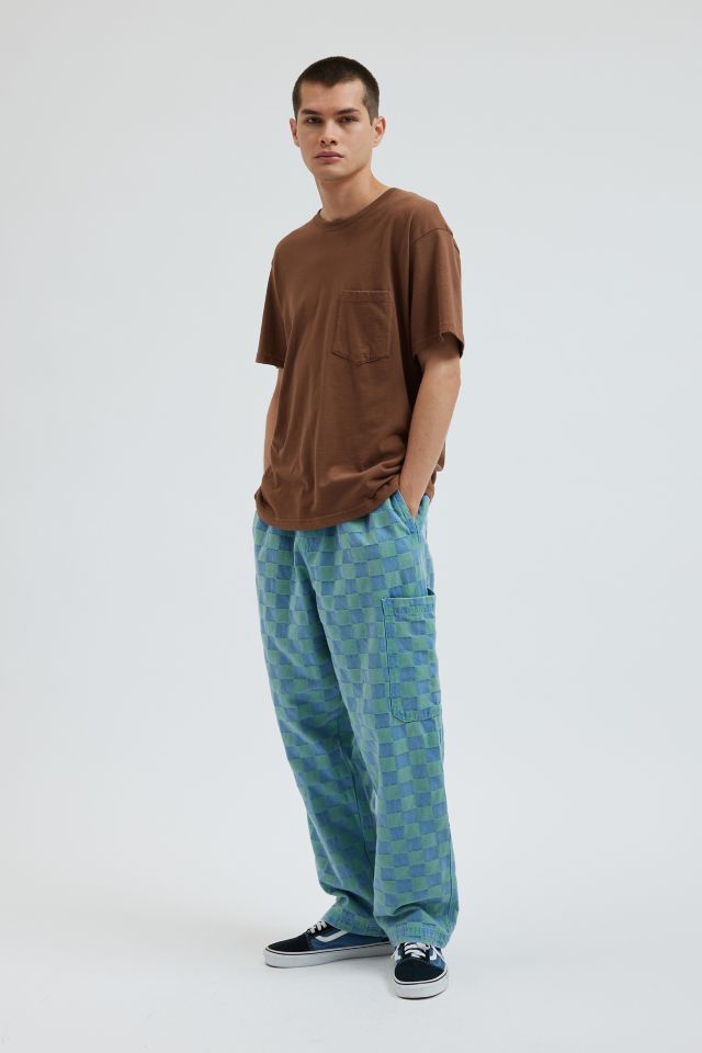 BDG Tonal Checkerboard Relaxed Fit Pull-On Jean #2