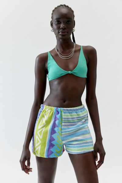 Shop Urban Renewal Remade Pieced Terry Towel Short In Assorted, Women's At Urban Outfitters