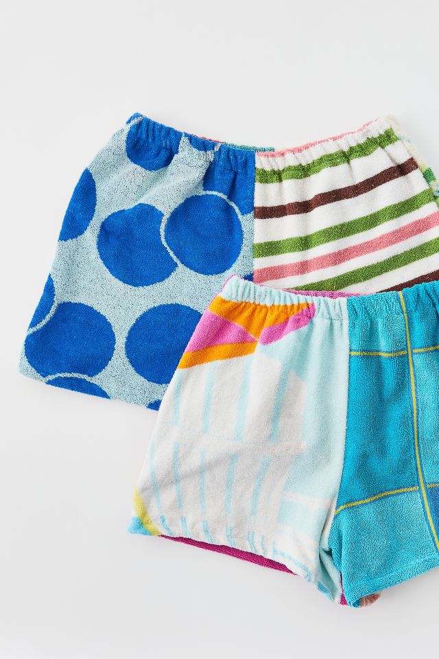 Short en Tissu Éponge Pièce Remis à Neuf Urbain #1