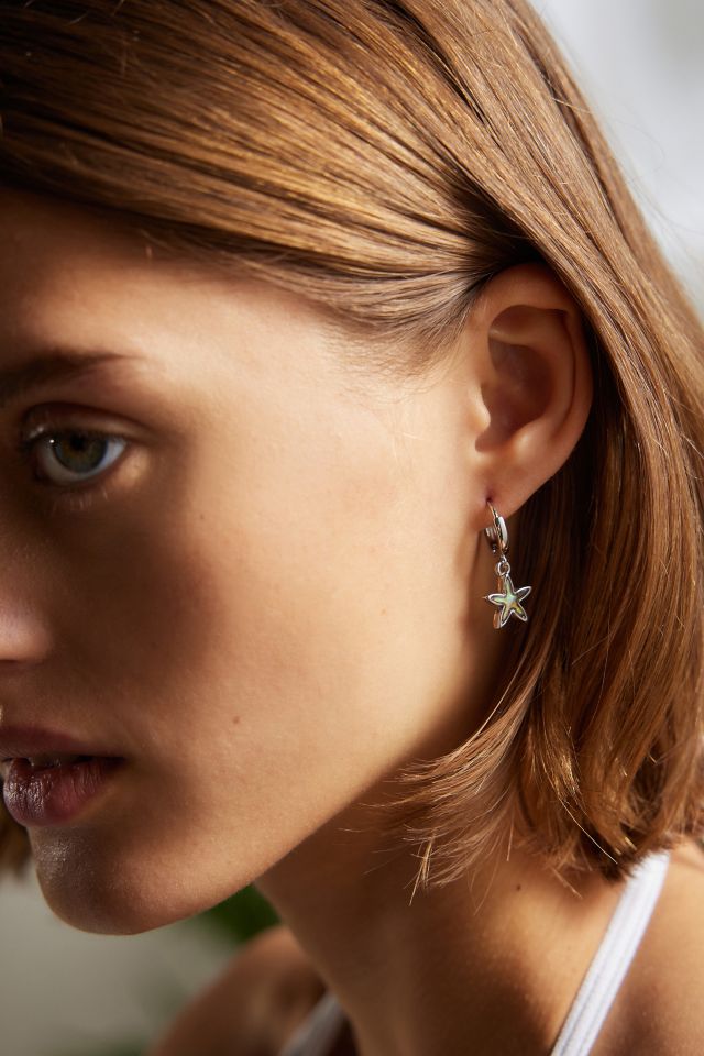 Starfish Charm Hoop Earring | Urban Outfitters