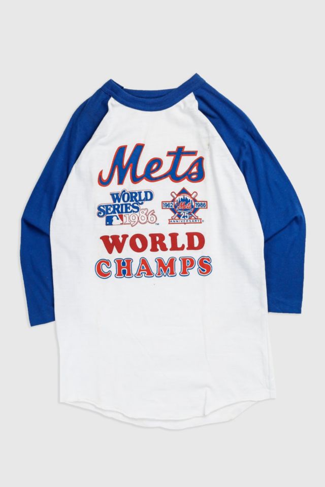 Vintage NY Mets MLB 3/4 Sleeve Tee | Urban Outfitters