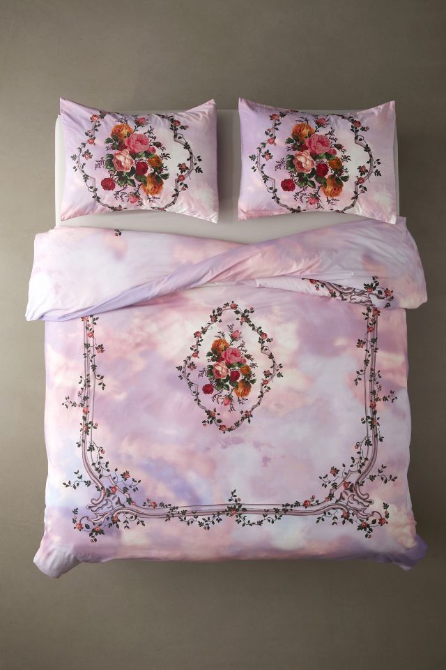 Celestina Floral Breezy Cotton Percale Duvet Cover #1