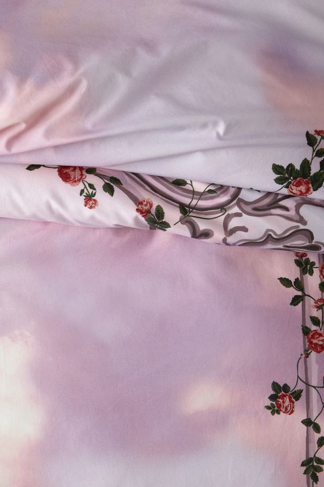 Celestina Floral Breezy Cotton Percale Duvet Cover #2