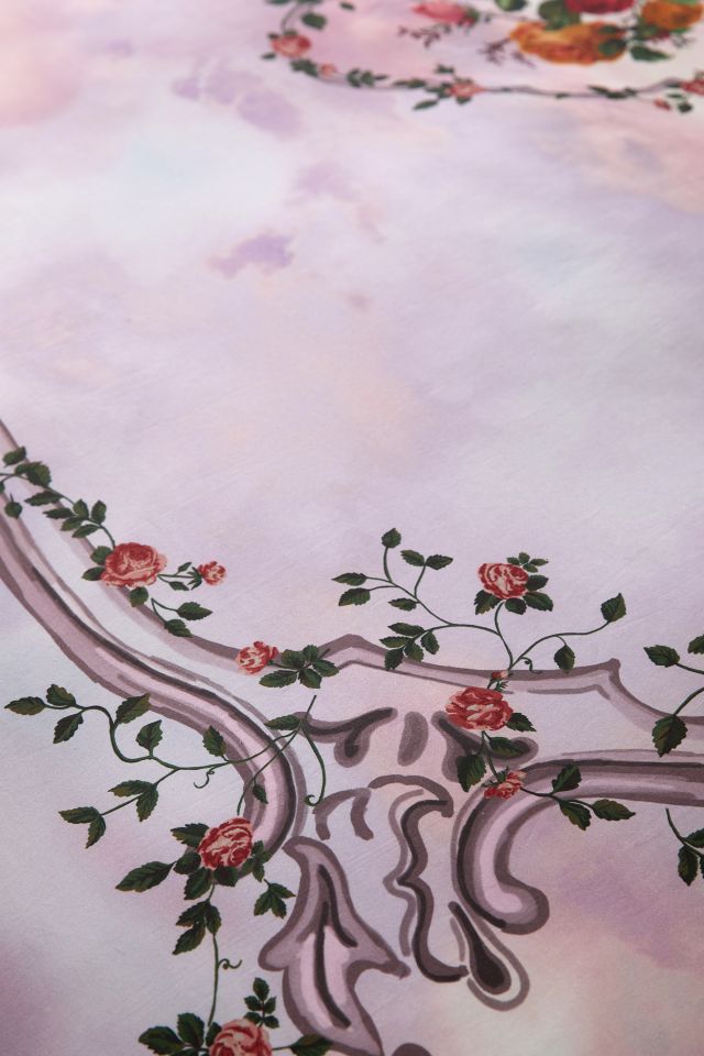 Celestina Floral Breezy Cotton Percale Duvet Cover #3