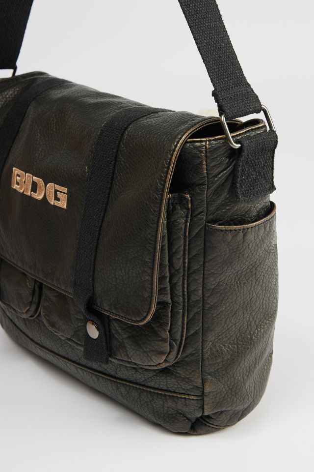 BDG Washed Faux Leather Messenger Bag | Urban Outfitters