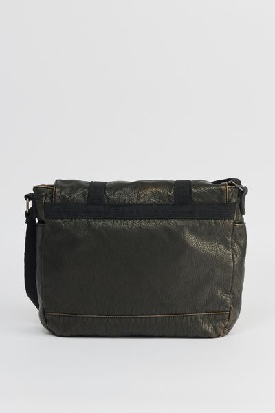 BDG Washed Faux Leather Messenger Bag