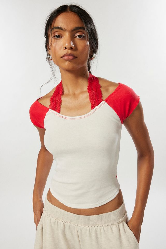 BDG Denny Lace Layered Twofer Top | Urban Outfitters