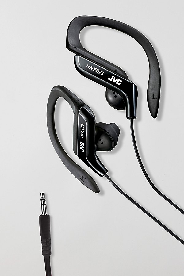 Urban Outfitters Jvc Sport Wired Earbud Headphones In Black At