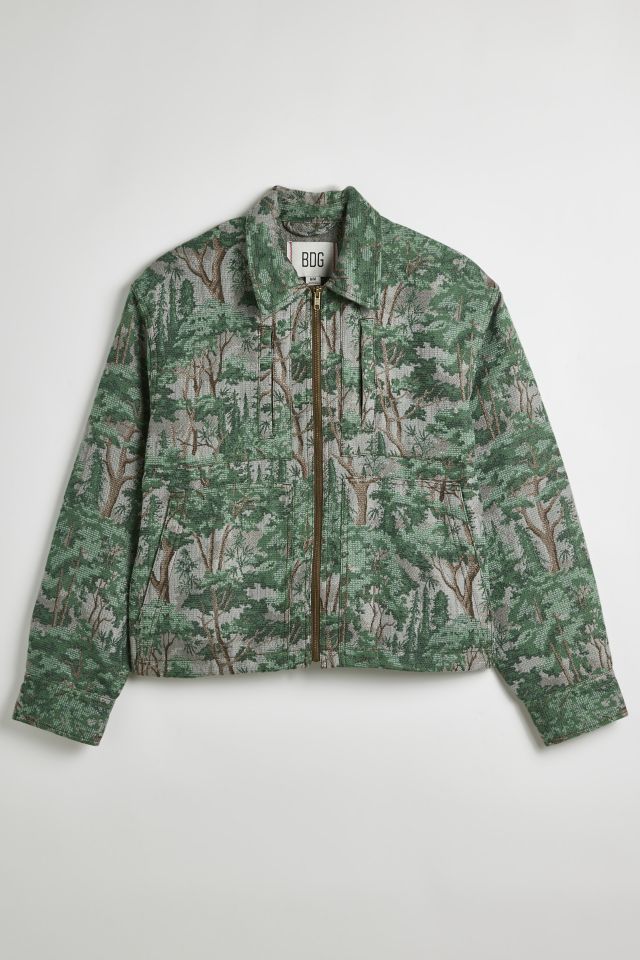 Bdg floral jacquard trucker jacket shop