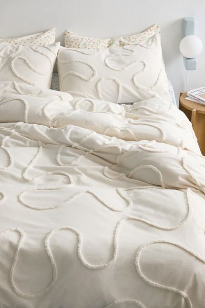 Wiggle Tufted Duvet Cover