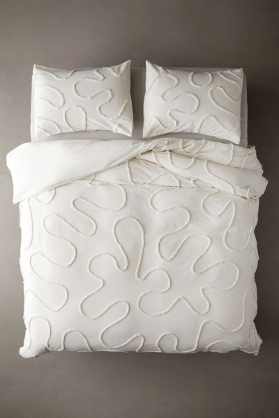 Wiggle Tufted Duvet Cover