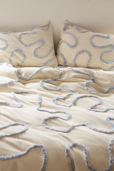 Wiggle Tufted Sham Set