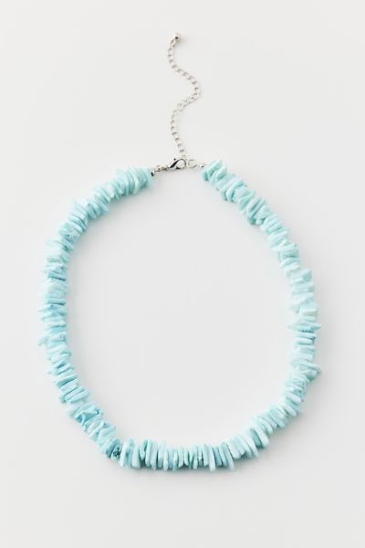 Shop Urban Outfitters Puka Shell Necklace In Turquoise, Women's At
