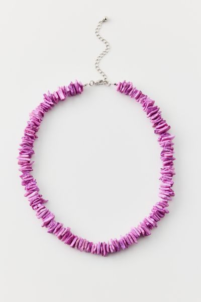 Shop Urban Outfitters Puka Shell Necklace In Berry, Women's At