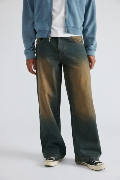 Jaded London Colossus Mud Wash Baggy Fit Jean