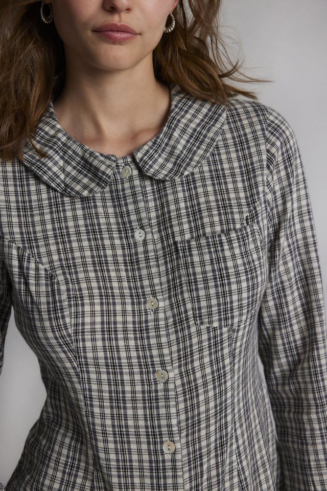 Kimchi Blue Aria Peter Pan Collar Top #1