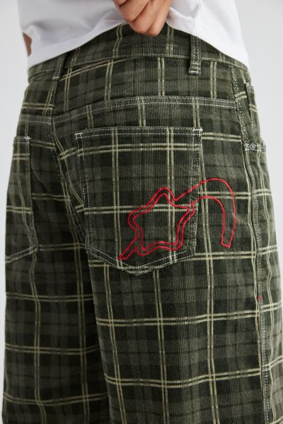 Jaded London Brooklyn Plaid Cord Short