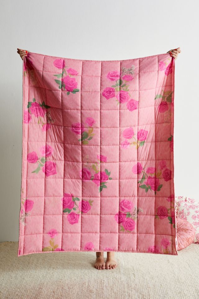 Clara Puff Nylon & Fleece Throw Blanket #1