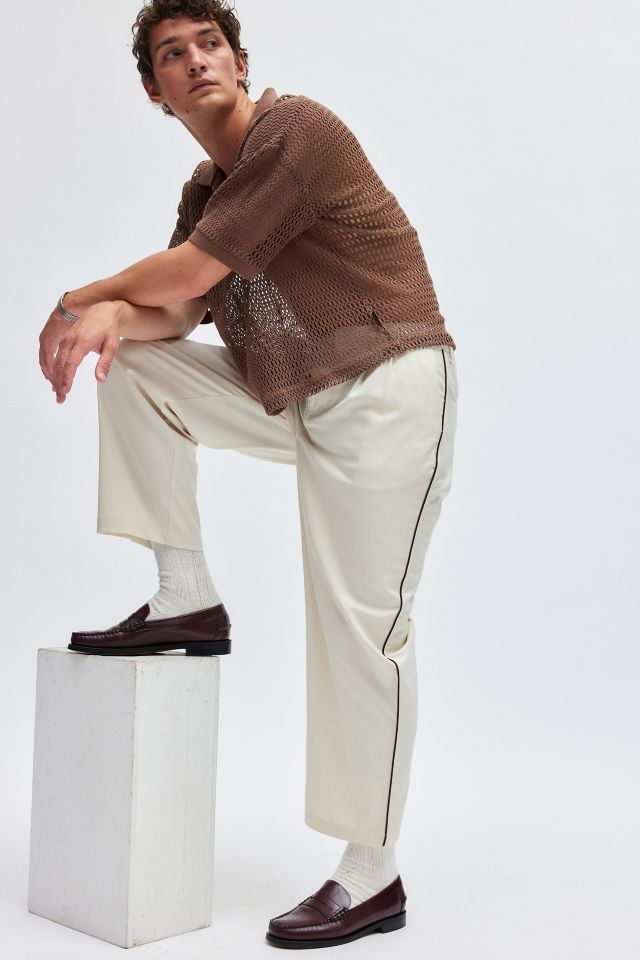 Pantalon Plissé Jason à Passepoil Standard Cloth #1