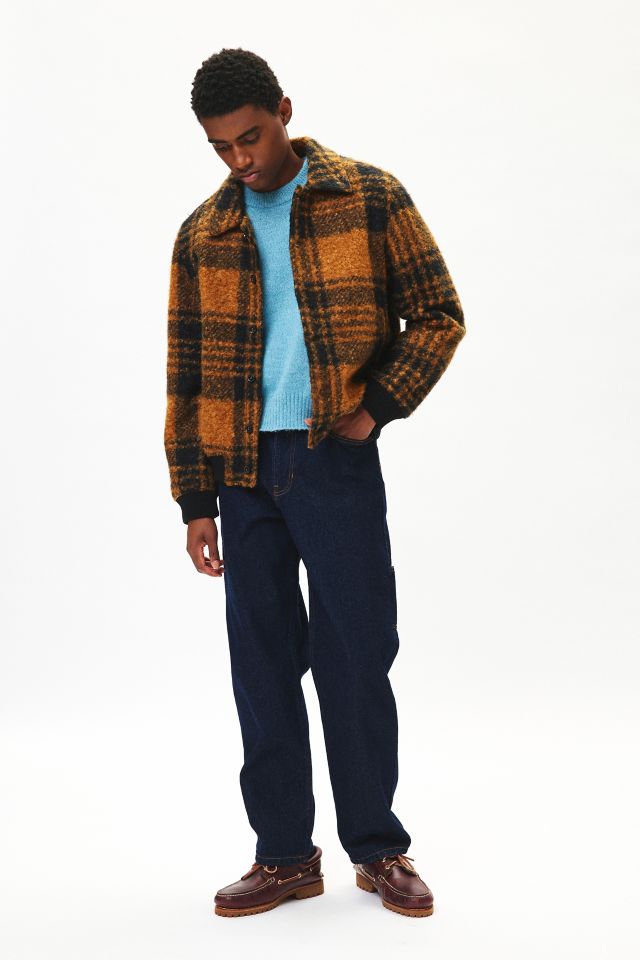 Native Youth Ramos Boucle Plaid Fleece Jacket #1