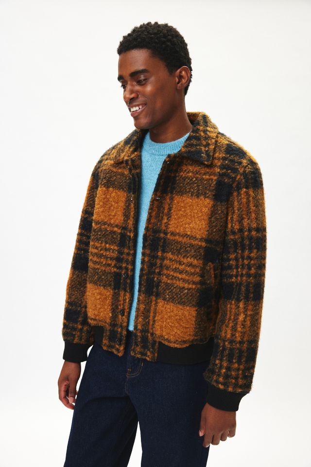 Native Youth Ramos Boucle Plaid Fleece Jacket #2
