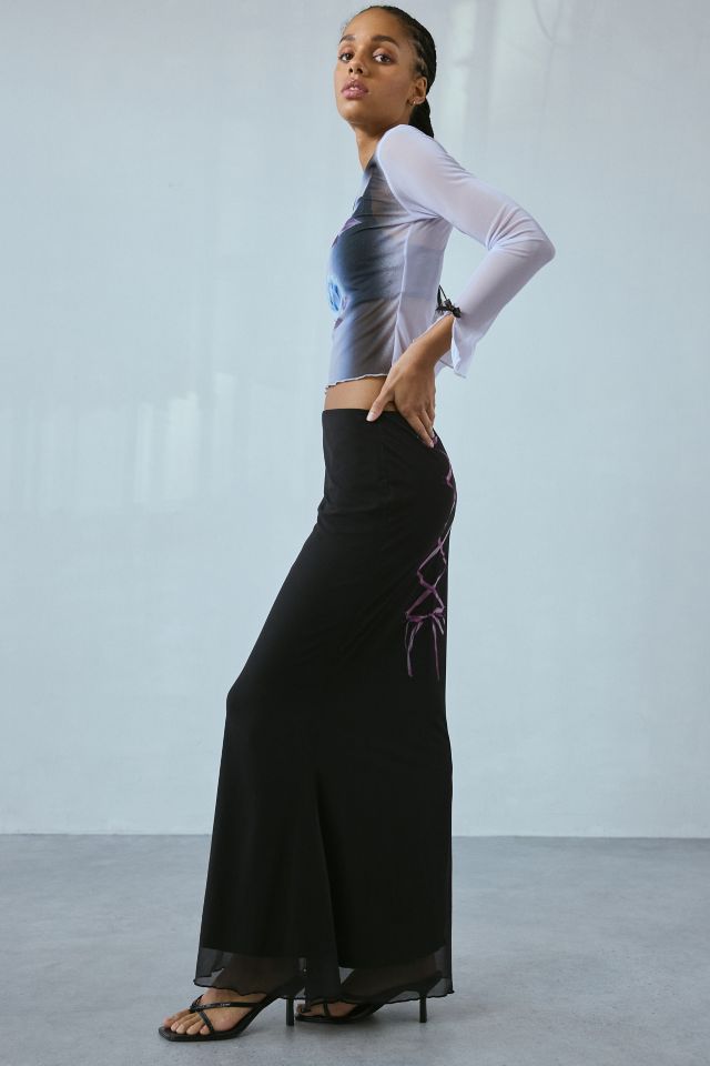 Jupe Longue Graphique Corset Basic Pleasure Mode #4