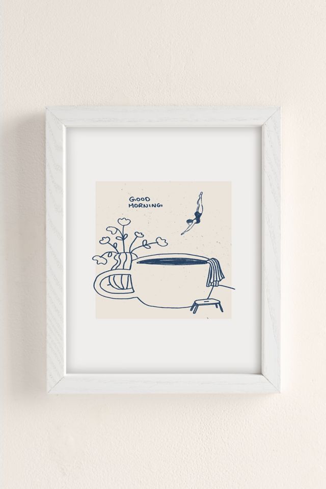 Sabina Fenn Illustration Coffee Diver Art Print #1