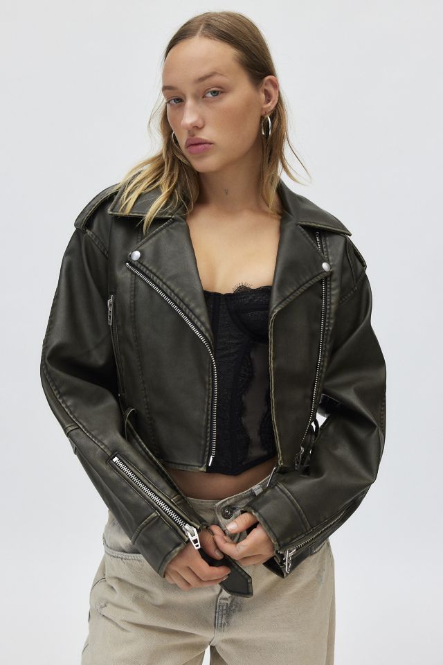 Blank nyc leather blazer hotsell