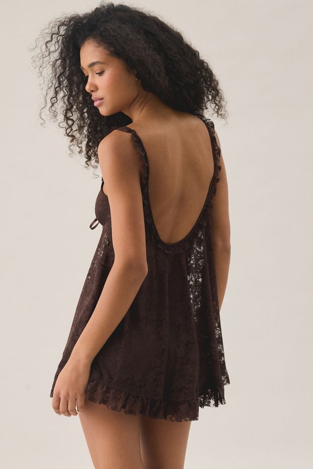 Barboteuse babydoll en dentelle Primrose UO #3