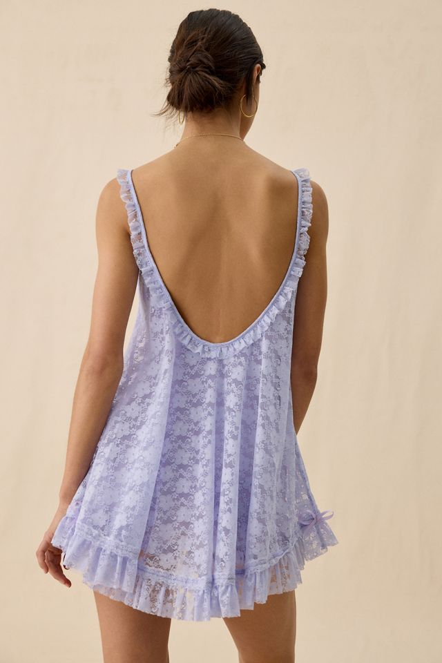 UO Primrose Lace Babydoll Romper #2