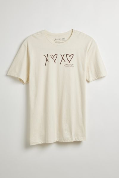 Urban Outfitters Gossip Girl Xoxo Tee In Neutral, Men's At  In White