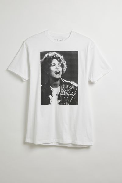 Urban Outfitters Whitney Houston Photo Graphic Tee In White, Men's At