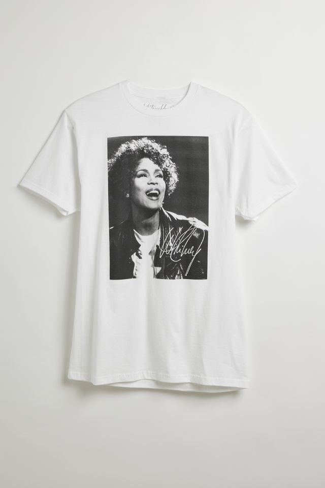 Whitney Houston Photo Graphic Tee | Urban Outfitters