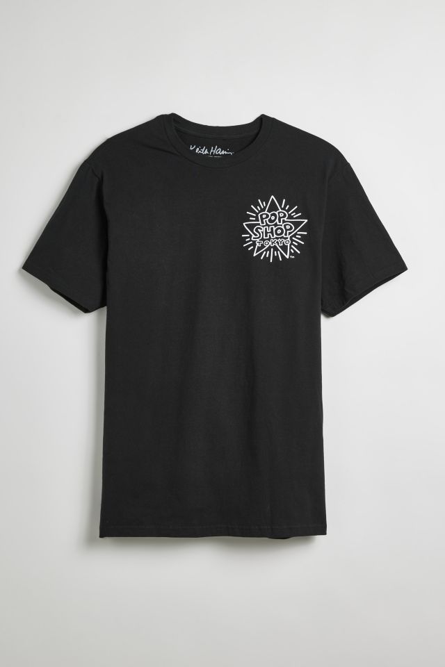 Keith Haring グラフィックTシャツ ブラック　POP SHOP Keith Haring Pop Shop Tokyo Tee | Urban Outfitters