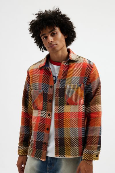 Wax London Whiting Plaid Button-Down Overshirt