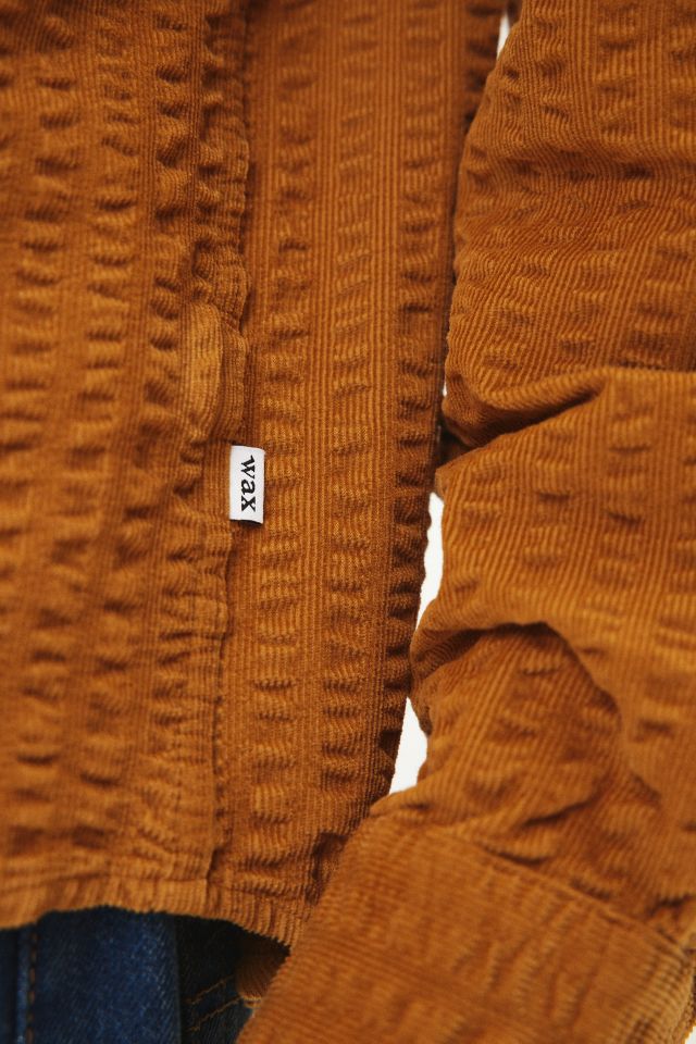Wax London Shelly Seersucker Cord Long Sleeve Button-Down Shirt #3