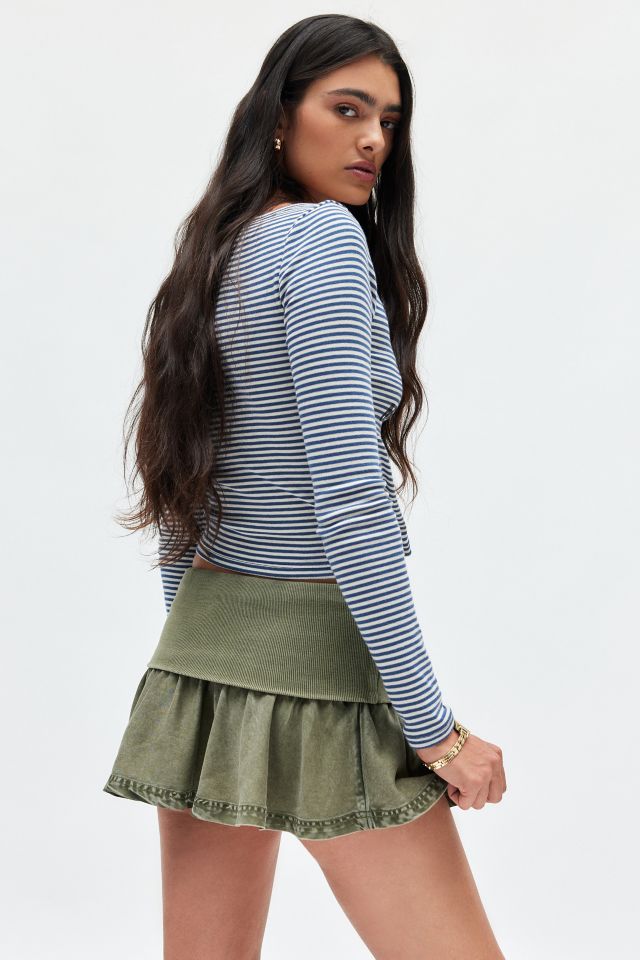 BDG Yelena Foldover Micro Skirt #4