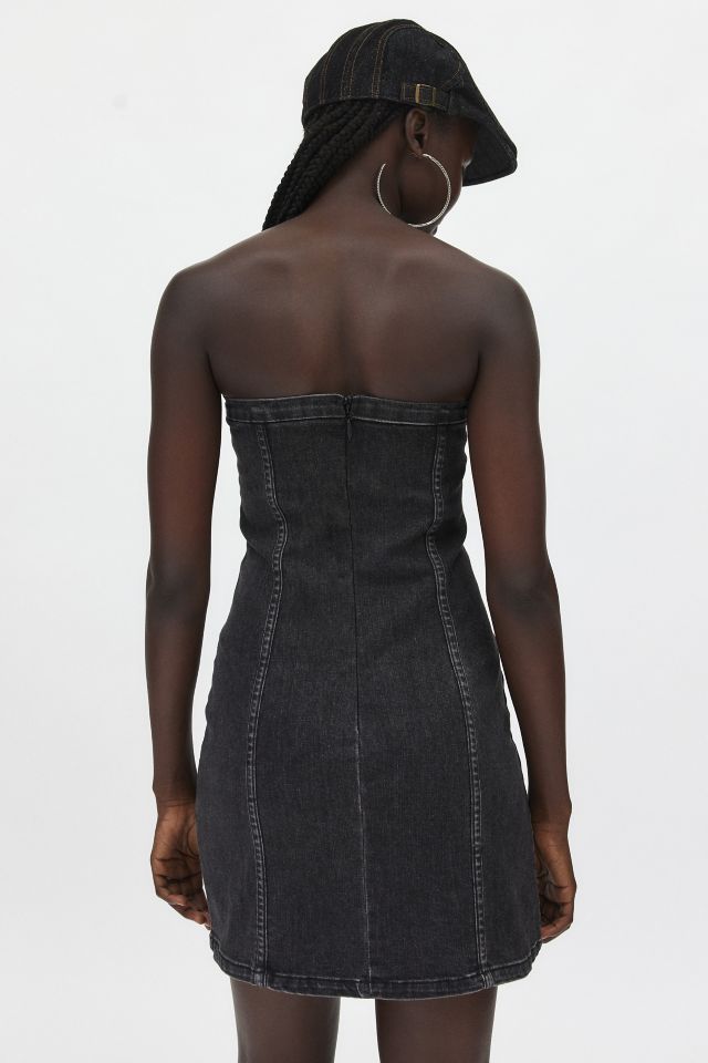 by.DYLN Immy Black Denim Mini Dress #3