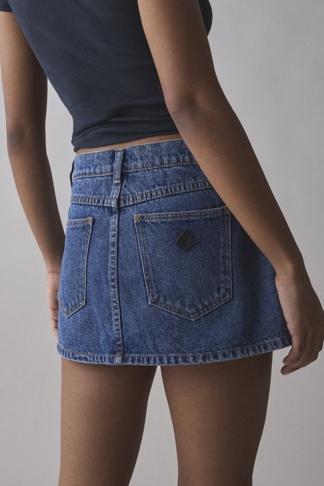 Abrand 99 Bella Low-Rise Denim Mini Skirt #2