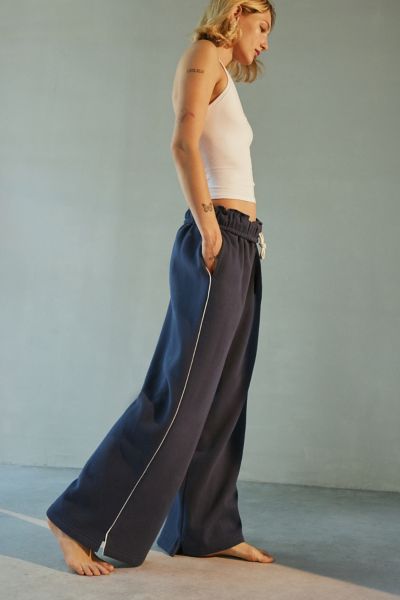 Out From Under Hoxton Piping Sweatpant In Navy, Women's At Urban Outfitters In Navy