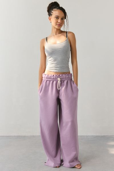 Out From Under Hoxton Piping Sweatpant In Lavender, Women's At Urban Outfitters In Purple