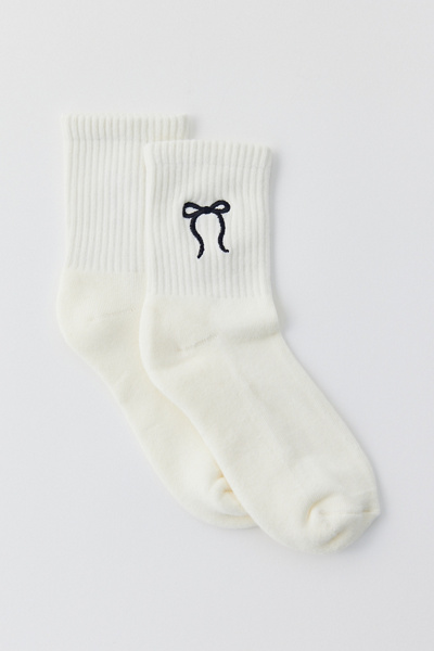 Icon Quarter Ribbed Crew Sock