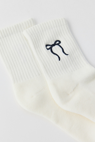 Icon Quarter Ribbed Crew Sock