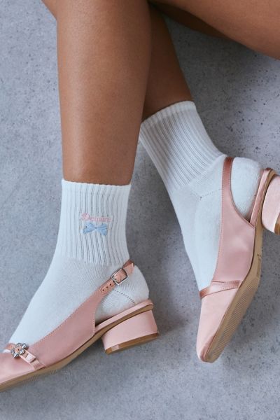 Icon Quarter Ribbed Crew Sock