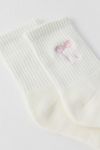Icon Embroidered Quarter Crew Sock