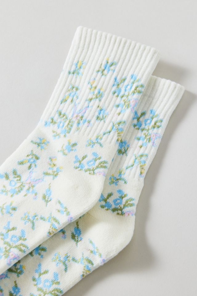 Icon Embroidered Quarter Crew Socks #1