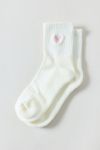 Icon Embroidered Quarter Crew Sock